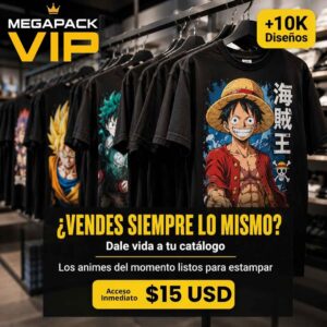 10K DISEÑOS DE ANIME PARA SUBLIMACION
